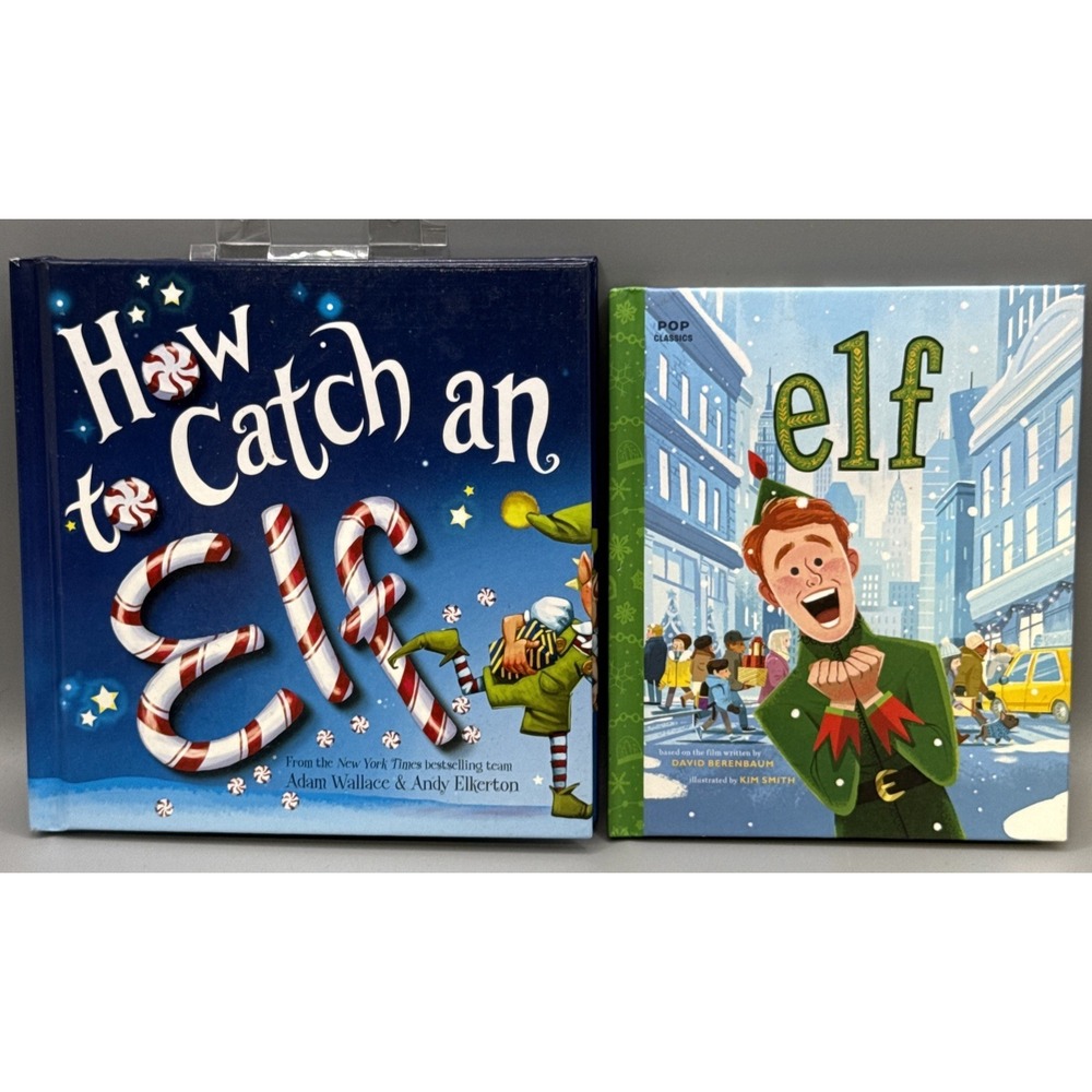 Lot 2- Elf Christmas Hardback Khol's Care Little Books